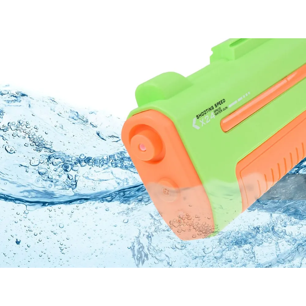 strona przednia pistoletu podkreślająca podwójne głowice