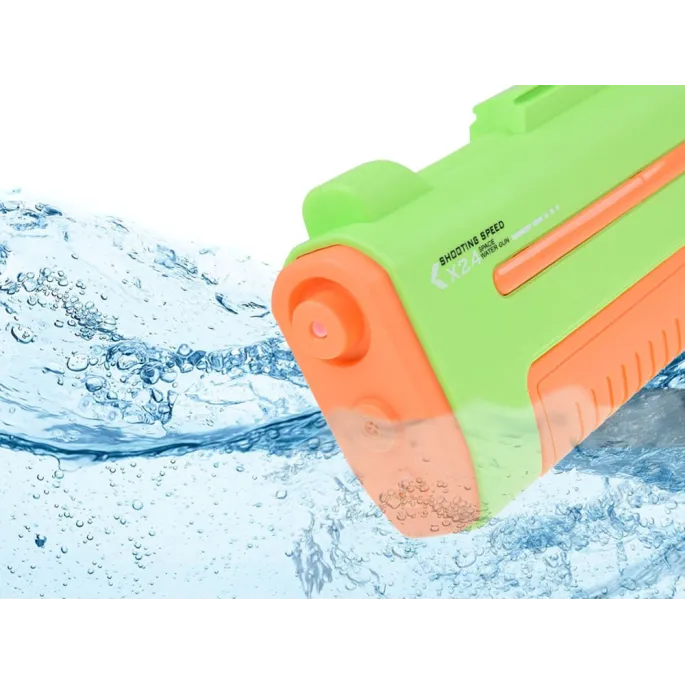 strona przednia pistoletu podkreślająca podwójne głowice