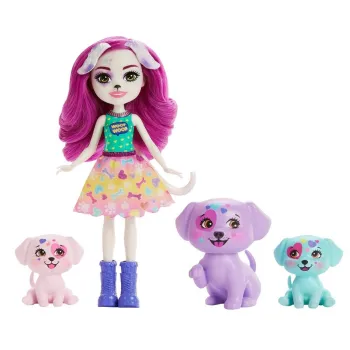 Komplet Enchantimals – lalka i rodzinka dalmatyńczyków