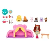 Namiot i kosz do spania dla zwierzątek w zestawie Enchantimals