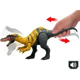 Ceratosuchops z podniesionym ogonem i ruchomymi elementami