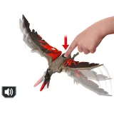 pteranodon prezentowany w pozycji stojącej na szponiastych łapach