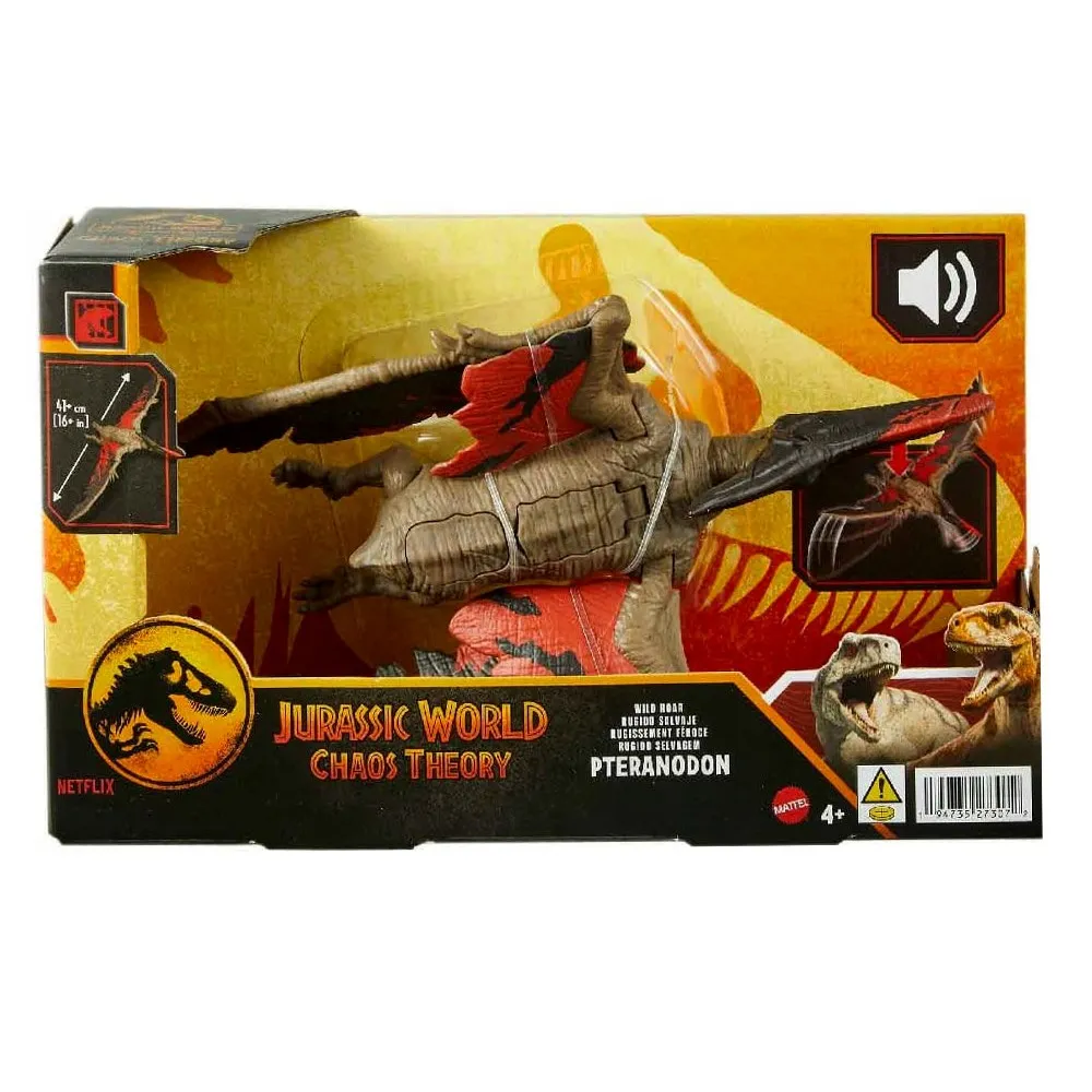 figurka pteranodona podczas odgrywania scen z jurassic world