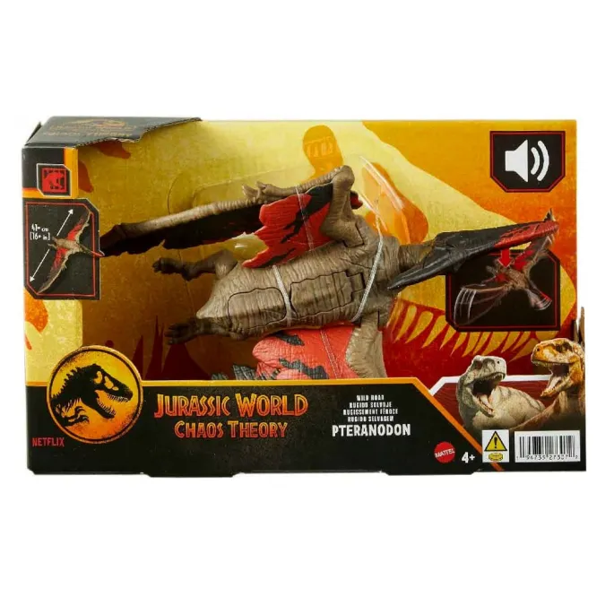 figurka pteranodona podczas odgrywania scen z jurassic world