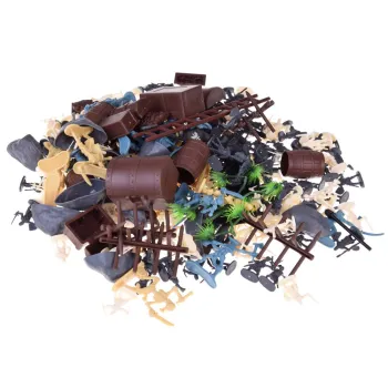 akcesoria do zestawu takie jak katapulta, skrzynie skarbów i wyrzutnia