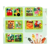 Widoczne detale – sznurowadło, ruchome koła i piszczałka w koguciku