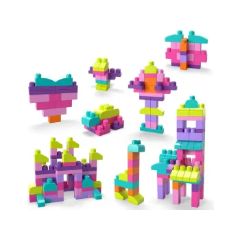 Torba do przechowywania klocków z widocznym logo Mega Bloks