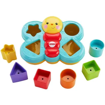 Fisher-Price Kolorowy motyl Sorter klocki ZA3627