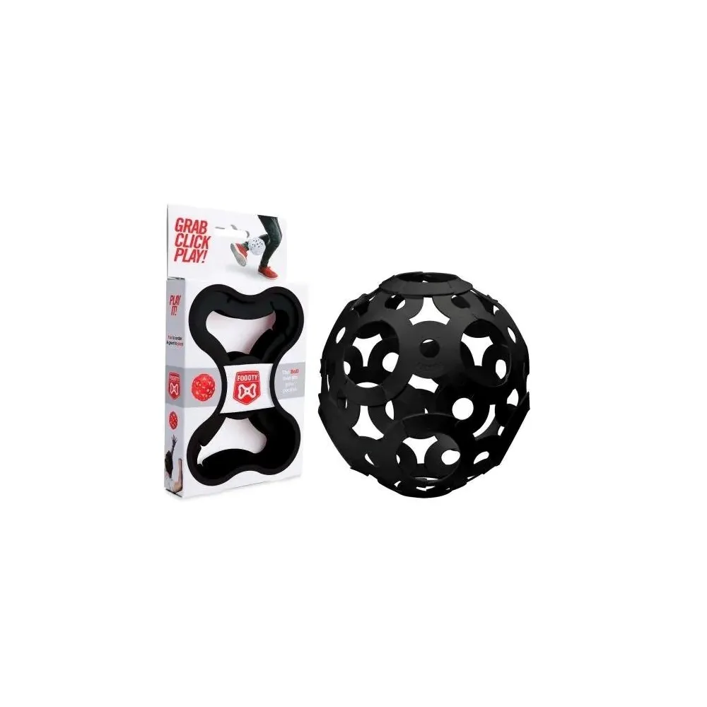 czarna mobilna zabawka konstrukcyjna foooty black iuvi games w wersji złożonej