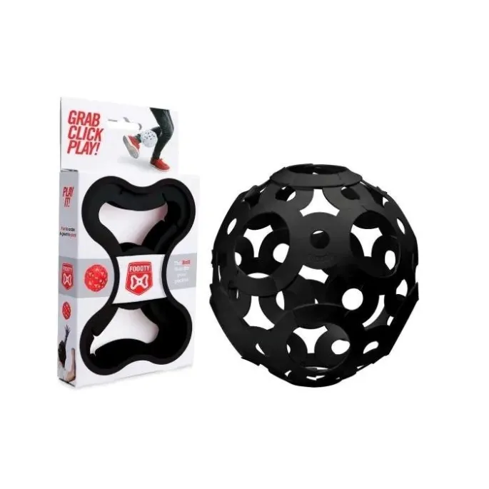 czarna mobilna zabawka konstrukcyjna foooty black iuvi games w wersji złożonej
