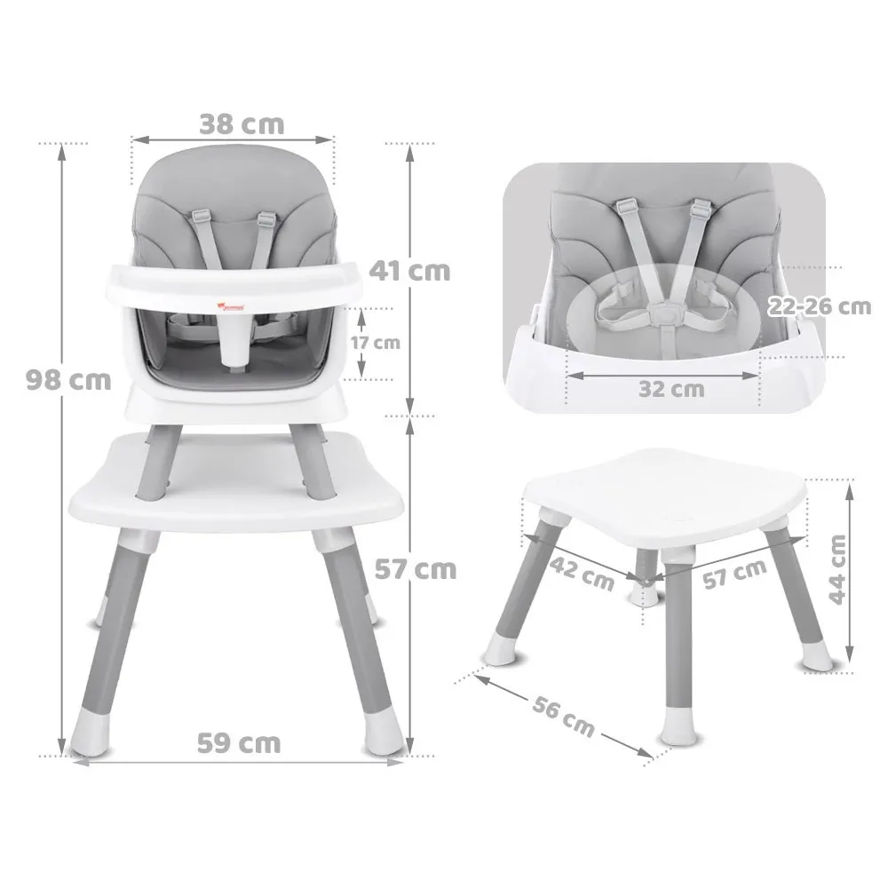 Stolik o wysokości 44 cm idealny do zabawy lub pierwszych naukowych aktywności
