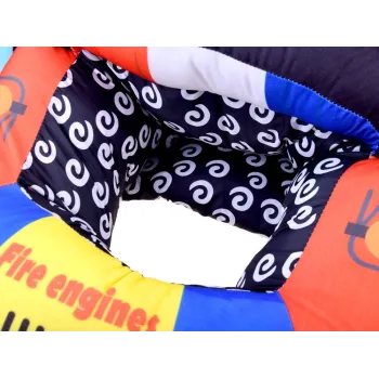 Miękka pufa straż pożarna idealna do nauki samodzielnego siadania