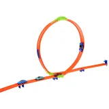 długa pętla toru z niebieskimi łącznikami