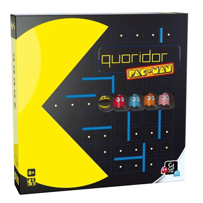 Gra planszowa Gigamic Quoridor Pac-Man IUVI Games z elementami Pac-Mana na planszy
