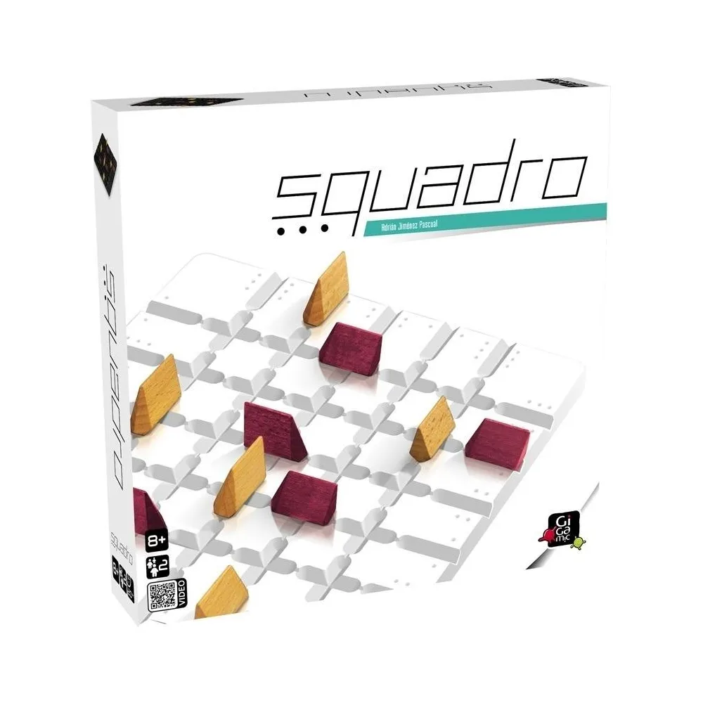 drewniana plansza Gigamic Squadro IUVI Games z pionkami podczas rozgrywki