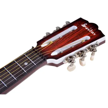 Gitara dla dzieci o drewnopodobnej kolorystyce