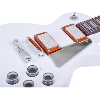 gitara elektryczna z rockowym charakterem – detal uchwytu