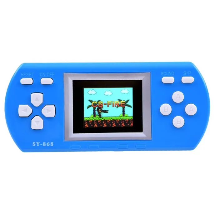 zbliżenie na kolorowy wyświetlacz LCD konsoli