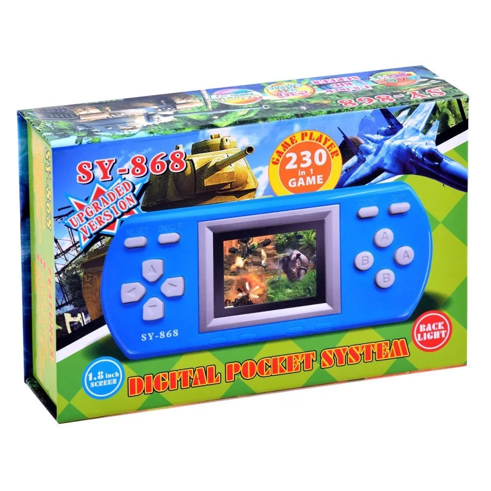 zestaw konsoli zapakowany w kolorowe pudełko