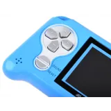 Rzut z boku na płaską, kieszonkową konstrukcję konsoli z 70 grami