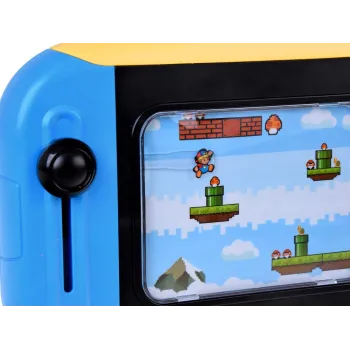 detal dużych przycisków i suwaka do sterowania na konsoli