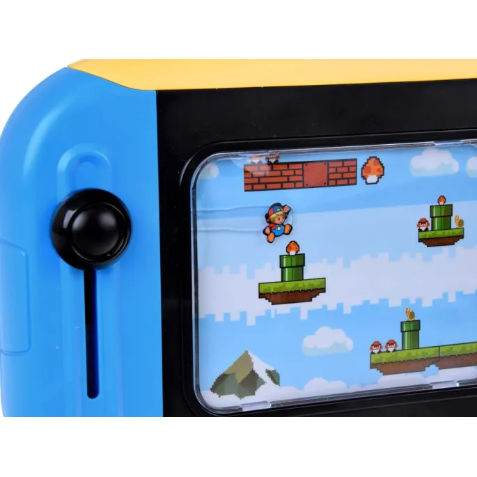 detal dużych przycisków i suwaka do sterowania na konsoli