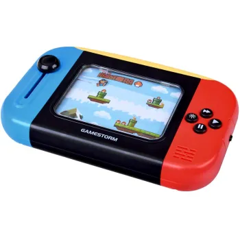 przykład gry platformowej z bohaterem omijającym przeszkody