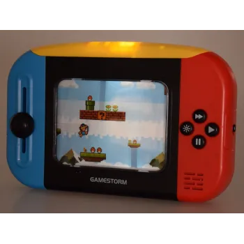 boczny przełącznik konsoli zapobiegający przypadkowemu włączeniu