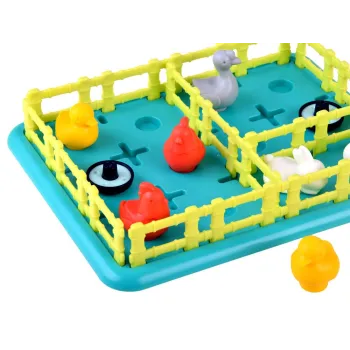 Zestaw Wesoła farma – zwierzątka, płoty i książeczka z zadaniami