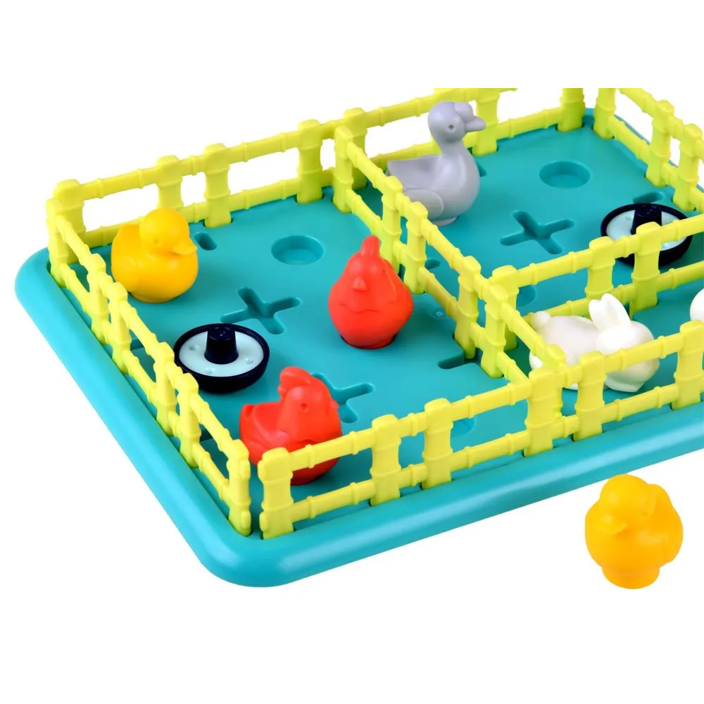 Zestaw Wesoła farma – zwierzątka, płoty i książeczka z zadaniami