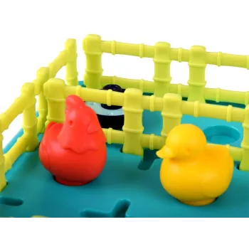 Różnorodne elementy gry Wesoła farma na białym tle