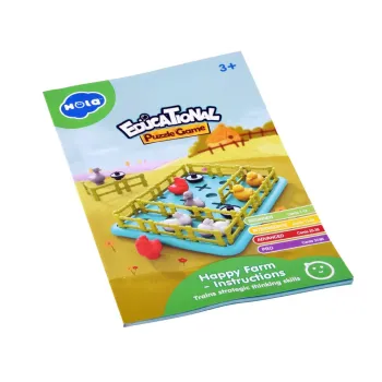 Opisane zagrody z różnymi zwierzątkami podczas gry Wesoła farma