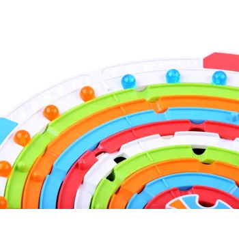 Kolorowe kulki do gry OBROTOWA RULETKA na planszy