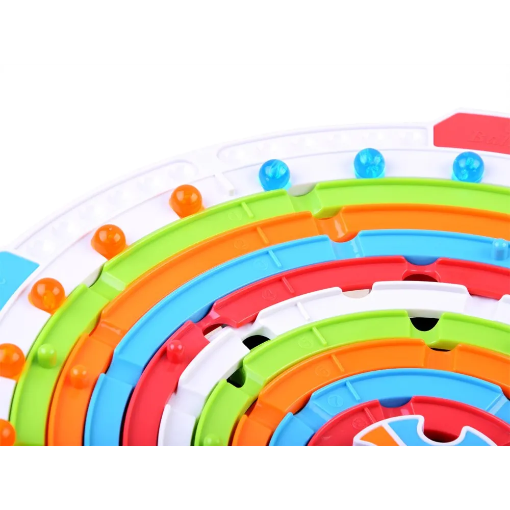 Kolorowe kulki do gry OBROTOWA RULETKA na planszy