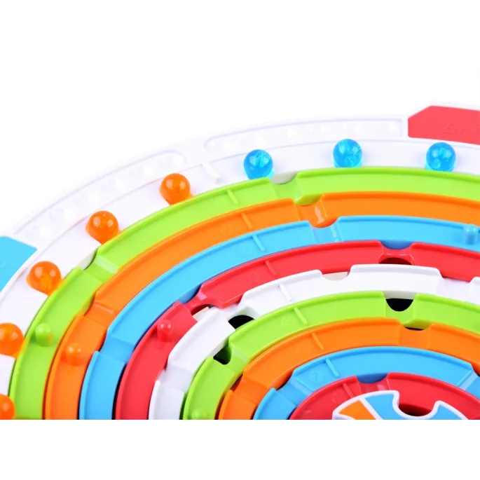 Kolorowe kulki do gry OBROTOWA RULETKA na planszy