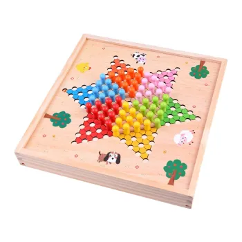 Gra planszowa 8w1 drewniany zestaw gier GR0494