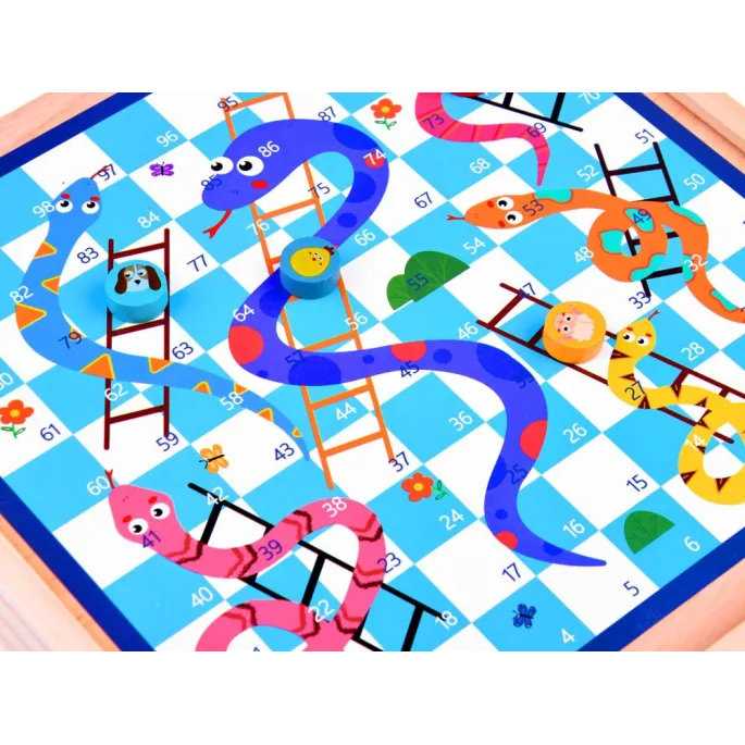 zestaw plansz i kolorowych żetonów do klasycznych gier rodzinnych