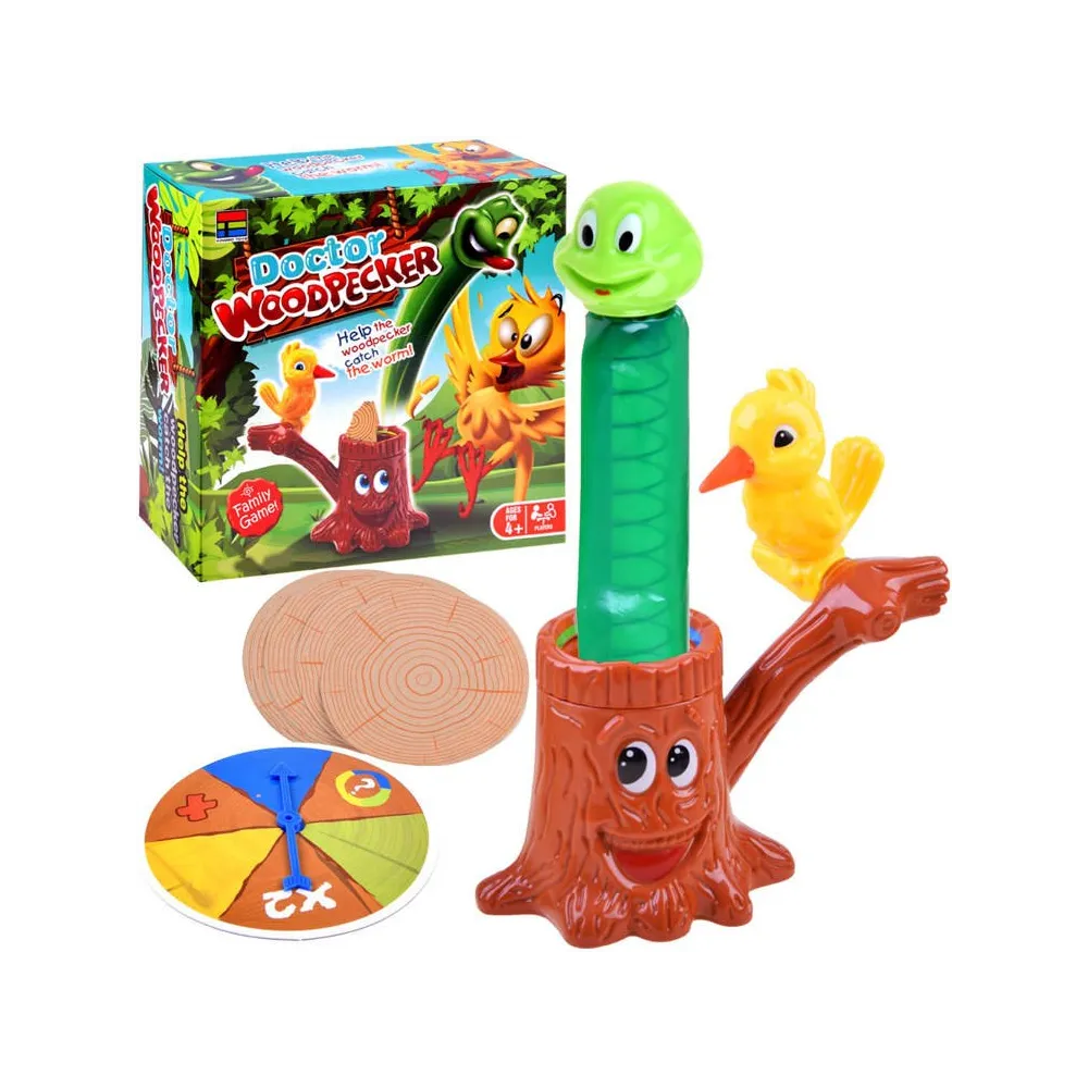 Gra zręcznościowa Doktor Dzięcioł – chore drzewo w pełnej wersji zestawu