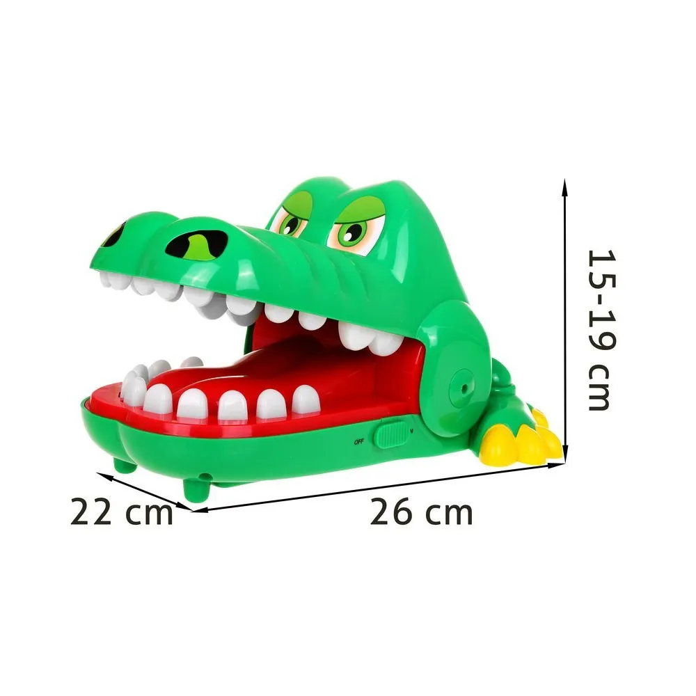 kompaktowa gra krokodyl u dentysty na stole