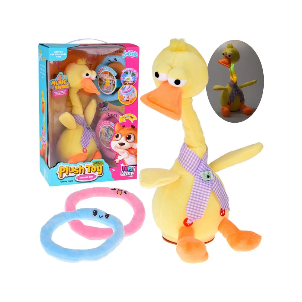 Gra zręcznościowa RINGO z ruchomą kaczką na kolorowym tle