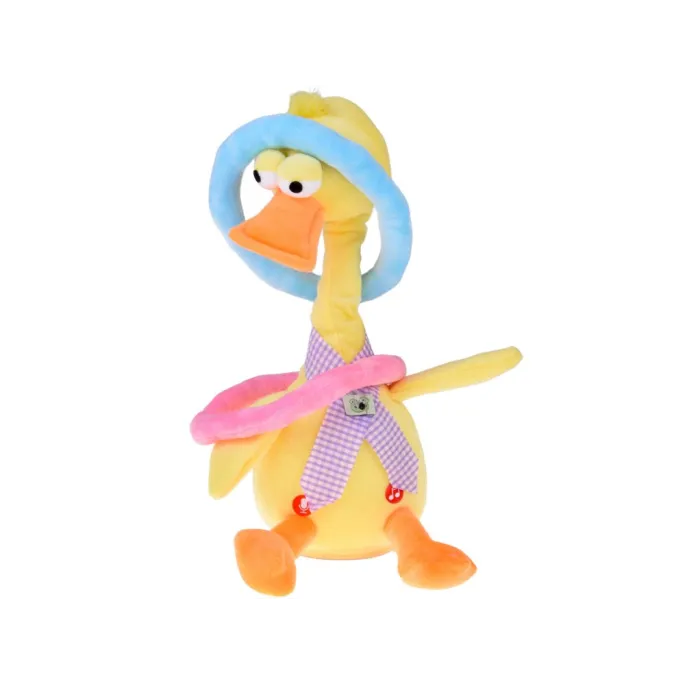 Detal ruchomej szyi świecącej kaczki z gry zręcznościowej