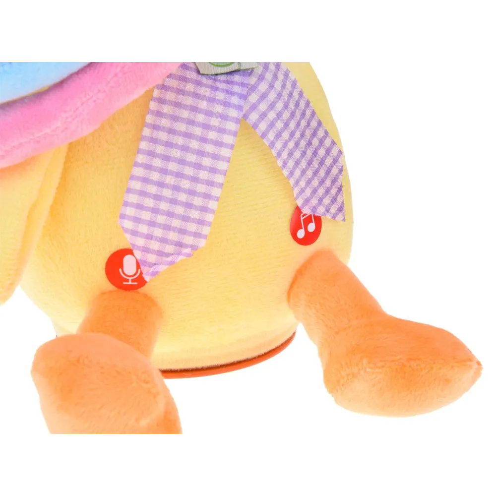 Kaczka z wesołym wyrazem twarzy jako element gry