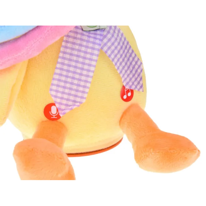 Kaczka z wesołym wyrazem twarzy jako element gry