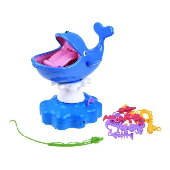 wszystkie elementy gry wodny wieloryb ułożone koło siebie