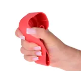 gotowa konstrukcja z miękkich klocków z dodatkiem kolorowych naklejek