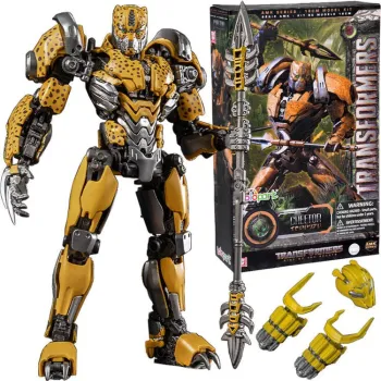 figurka Transformers Cheetor 18cm z akcesoriami na białym tle