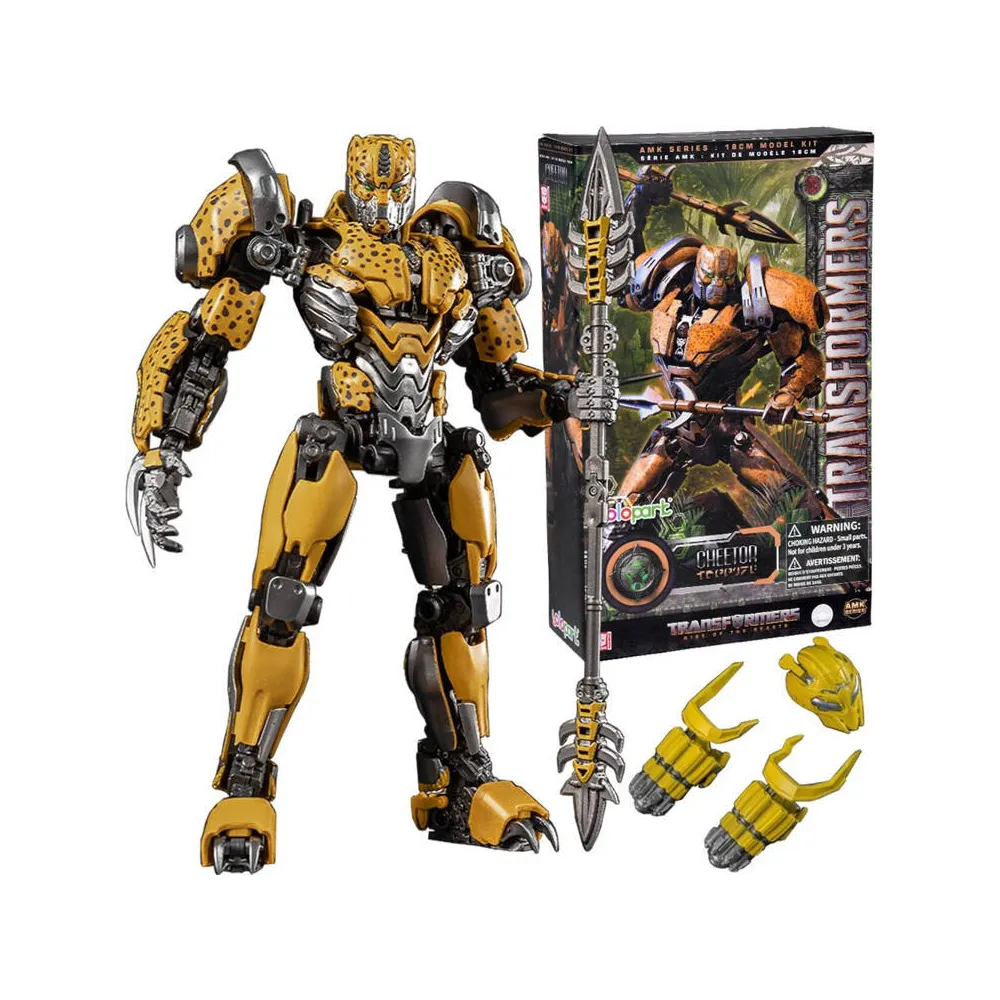 figurka Transformers Cheetor 18cm z akcesoriami na białym tle