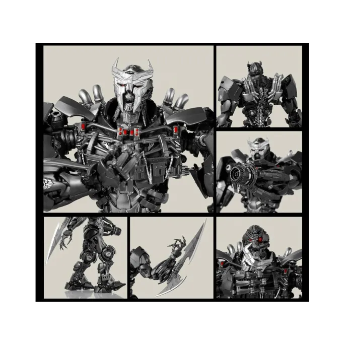 Gotowa figurka Scourge’a ustawiona na tle graficznym