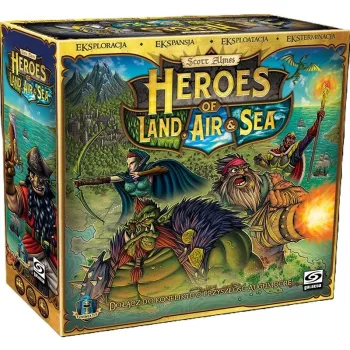 Heroes of Land, Air and Sea GALAKTA – pudełko gry strategicznej 4X w edycji polskiej
