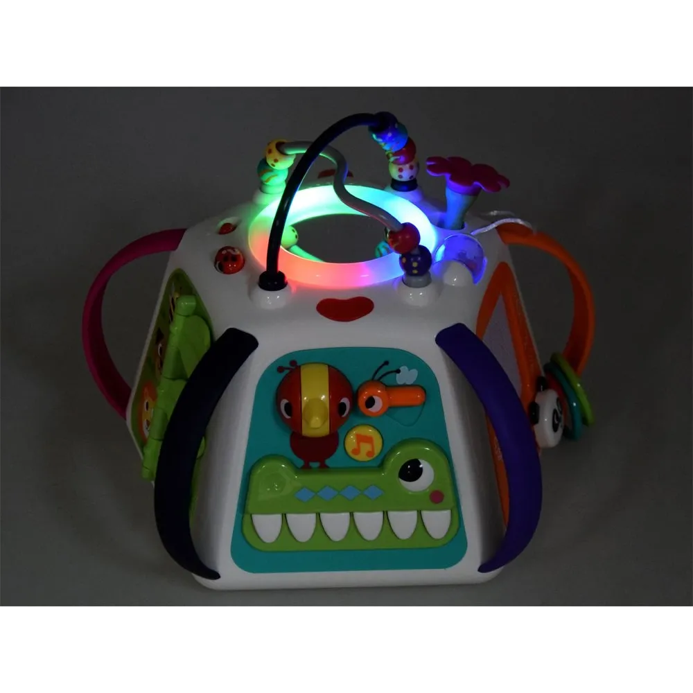 widok ruchomych animacji z kolorowymi kwadracikami